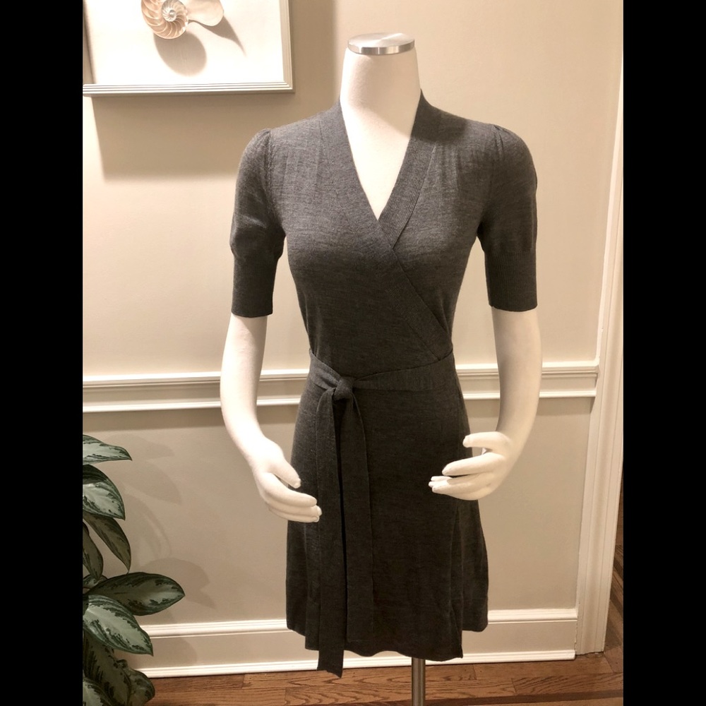 The Limited wool wrap around dress